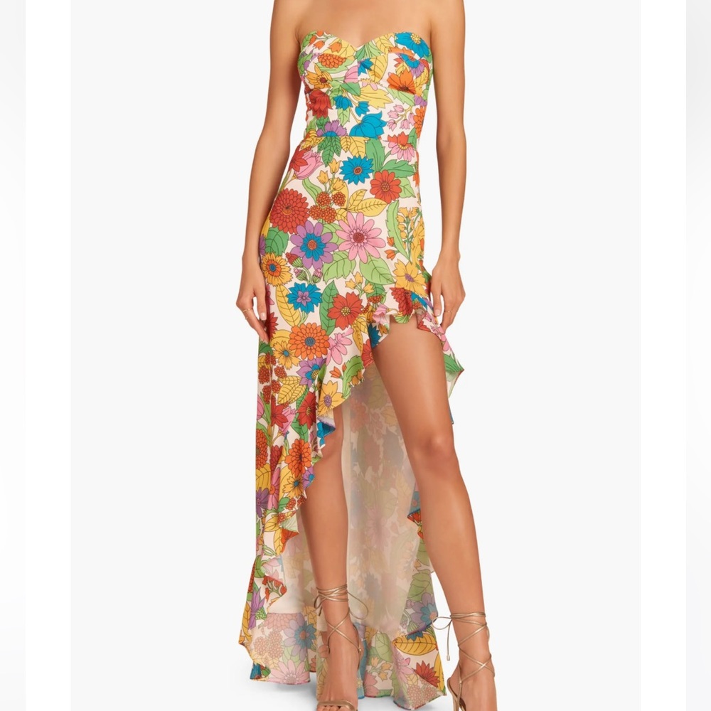 Amanda Uprichard Colorful Floral Dress